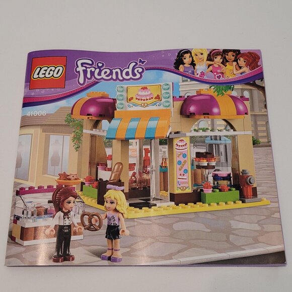 LEGO Friends Downtown Bakery Set 41006 Complete 2 Minifigures & Instructions - Picture 2 of 5